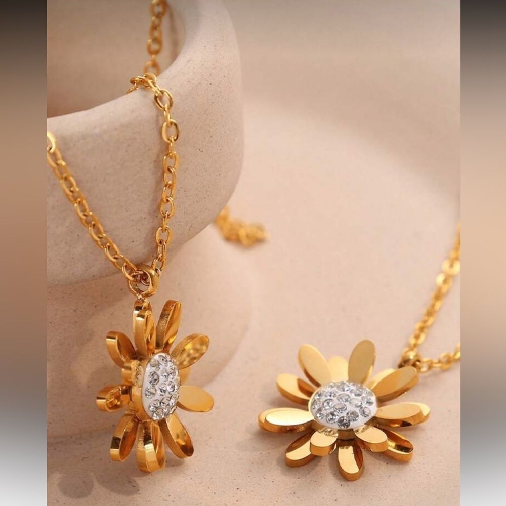 Chic Daisy Necklace N1159